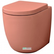 Унітаз підлоговий ArtCeram File 2.0 36х52 см санфарфор червоний корал FLV002 14; 00