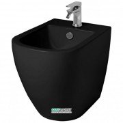Биде напольное ArtCeram Faster 37х53 см чёрный глянцевый FSB002 03;00