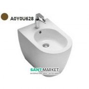 Биде напольное с одним отверстием Hatria Fusion 35.5х54 см коричневый A0Y0U628