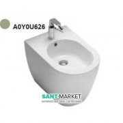 Біде підлогове з одним отвором Hatria Fusion 35.5х54 см пісок A0Y0U626