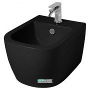 Биде подвесное ArtCeram Faster 36,5х53 см чёрный глянцевый FSB001 03;00