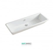 Раковина для ванної ArtCeram Gea 90х33 см білий глянсовий GEL002 01; 00