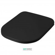 Сиденье с крышкой для унитаза ArtCeram Faster чёрный глянцевый FSA003 03