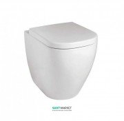 Унітаз підлоговий ArtCeram Faster 37х53 см білий матовий FSV004 05; 00