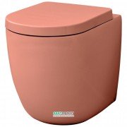 Унитаз напольный ArtCeram File 2.0 36х52 см санфарфор красный коралл FLV002 14;00