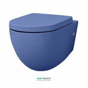 Унітаз підвісний ArtCeram File 2.0 36х52 см безободковий синій FLV004 16; 00