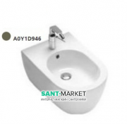 Біде підвісне з одним отвором без бокових отворів Hatria Fusion 35.5х54 см ліс A0Y1D946