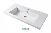 Раковина для ванної ArtCeram Gap 106х51 см білий глянсовий GPL001 01; 00
