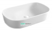 Раковина для ванної ArtCeram Ghost 65х41,5 см білий глянсовий GHL002 01; 00