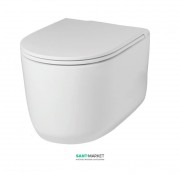 Унітаз підвісний ArtCeram Gio Evolution 36,5х55 см білий матовий GIV001 05; 00