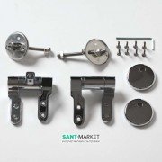 Комплект петель для сидіння з кришкою для унітазу ArtCeram Hermitage хром HEA001 71