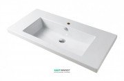Раковина для ванной ArtCeram Gap 106х51 см белый глянцевый GPL001 01;00