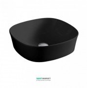 Раковина для ванной ArtCeram Ghost 42х42 см чёрный матовый GHL001 17;00