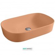 Раковина для ванной ArtCeram Ghost 65х41,5 см санфарфор оранжевый GHL002 13;00