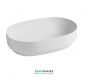 Раковина для ванної ArtCeram Gio Evolution 60х40 см білий глянсовий GIL003 01; 00