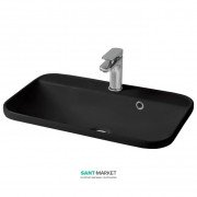Раковина для ванной ArtCeram Gio Evolution 60х40 см чёрный глянцевый GIL007 03;00