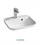 Раковина для ванной ArtCeram Gio Evolution 40х40 см белый глянцевый GIL008 01;00