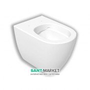 Унітаз підлоговий приставний Hatria Fusion RIMLESS 35.5х54 см білий Y1ZA01