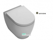 Унитаз напольный приставной Hatria Fusion 35.5х54 см лес A0YXVD46