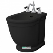 Биде напольное Artceram Hermitage 36х55 см чёрный глянцевый HEB001 03;00