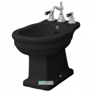 Биде напольное Artceram Hermitage 36х56 см чёрный глянцевый HEB002 03;00