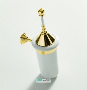 Йоржик для унітазу ArtCeram Victoria настінний білий / золото HEA029 73