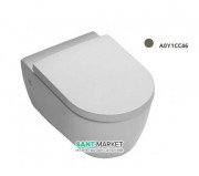 Унітаз підвісний безободковий Hatria Fusion 35.5х54 см ліс A0Y1CC46