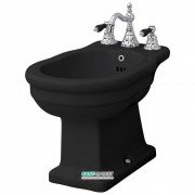 Биде напольное Artceram Hermitage 36х56 см чёрный глянцевый HEB002 03;00