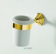 Cтакан для зубных щеток Artceram Victoria настенный белый/золото HEA027 73