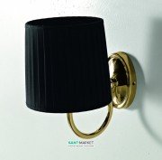 Светильник для ванной ArtCeram Victoria настенный чёрный/бронза HEA038 72