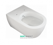 Унитаз подвесной безободковый Hatria Fusion 35.5х54 см с функцией биде белый VBY1CC01