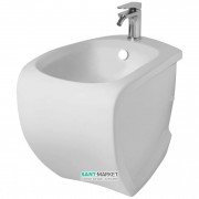 Біде підлогове Artceram Hi-Line 38х54,5 см білий глянсовий HIB002 01; 00