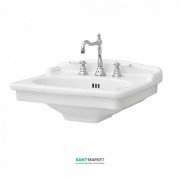 Раковина для ванной ArtCeram Hermitage 68х55 см белый глянцевый HEL002 01;00