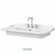 Раковина для ванної ArtCeram Hermitage 93х58 см білий глянсовий HEL005 01; 00