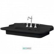 Раковина для ванної ArtCeram Hermitage 93х58 см чорний глянсовий HEL005 03; 00