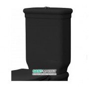 Сливной бачок для унитаза-моноблок ArtCeram Hermitage чёрный глянцевый HEC009 03;00