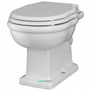 Унітаз підлоговий ArtCeram Hermitage 36х53 см білий глянсовий HEV002 01; 00