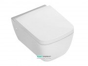Унитаз подвесной Hatria Fusion Q 35х53 см без боковых отверстий белый YXWY01
