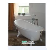 Ванна акрилова окремостояча ArtCeram Hermitage 170х80 см білий / білий HEW001 76