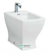 Биде напольное Artceram JAZZ 36х54 см санфарфор белый матовый JZB002 05;00