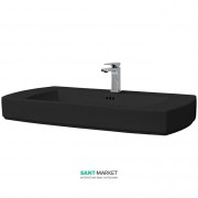 Раковина для ванної ArtCeram Jazz 91,5х48 см чорний глянсовий JZL001 03; 00