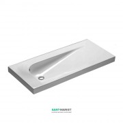 Раковина для ванної підвісна / накладна Hatria Grandangolo 50x100 см санфарфор білий Y0VA01