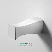 Крючок для ванной ArtCeram JAZZ одинарный белый глянцевый JZA013 01