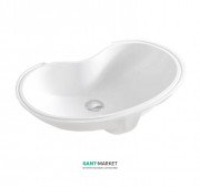 Раковина для ванной ArtCeram Idea 60х37 см белый глянцевый IDL001 01;00