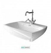 Раковина для ванной ArtCeram Jazz 70х48 см белый глянцевый JZL005 01;00