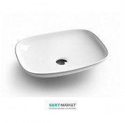 Раковина для ванной ArtCeram La Fontana 55х40 см белый глянцевый LFL006 01;00