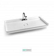 Раковина для ванної ArtCeram Naked 98х54 см білий глянсовий NAL001 01; 00