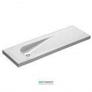 Раковина для ванної підвісна Hatria Grandangolo 150х50 см білий Y0V801