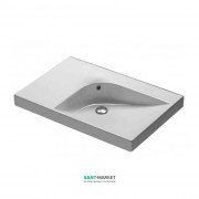 Раковина для ванної підвісна Hatria Grandangolo 50х75 см чаша справа білий Y0YD01