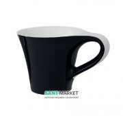 Раковина для ванної ArtCeram Cup 69х50 см чорний / білий OSL005 01; 50